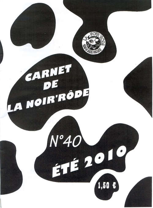 Visuel de la revue Carnet de la Noir'Rôde n°