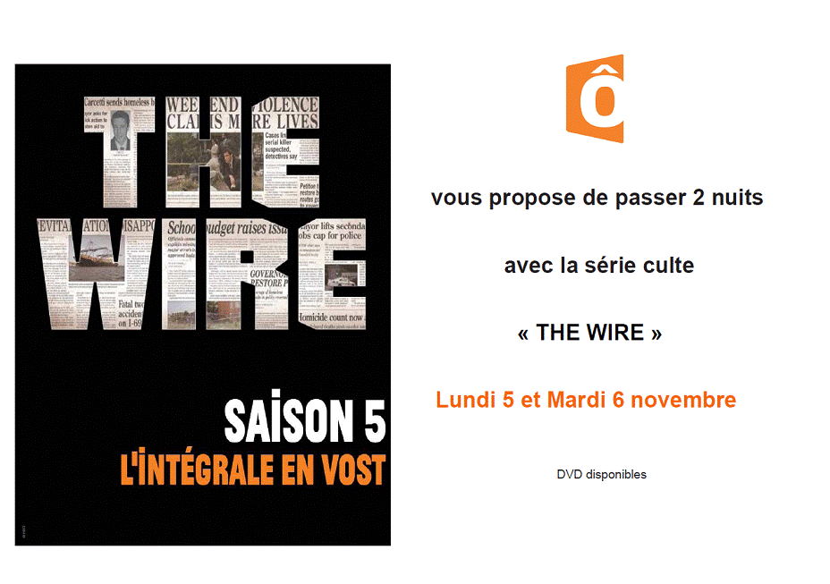 The Wire saison 5 sur France Ô