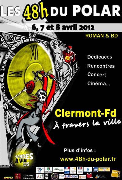 Affiche Les 48 heures du polar de Clermont-Ferrand 2012