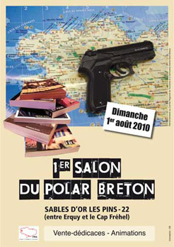Affiche Salon du polar breizh & d'ailleurs 2010