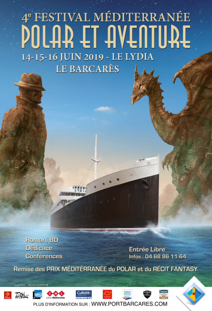 Affiche du Festival Méditerranée Polar et Aventure 2019