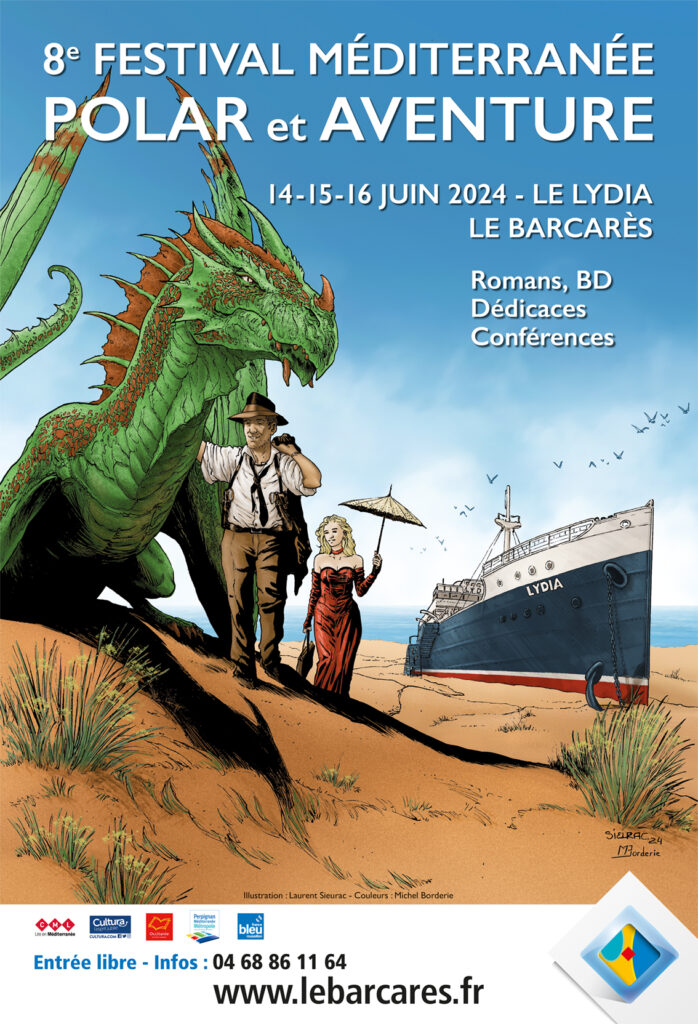 Affiche du Festival Méditerranée Polar et Imaginaire