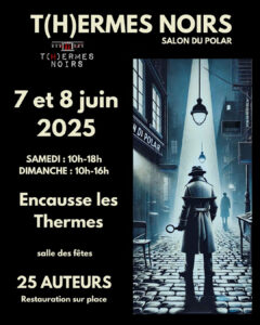Affiche du festival T(h)ermes noirs 2025