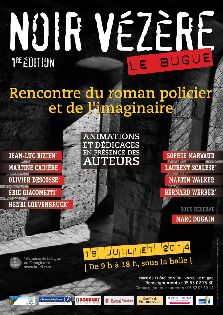 Affiche Noir Vézère 2014