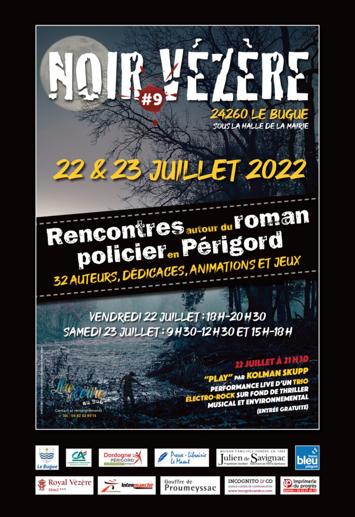 Affiche de Noir Vézère 2022