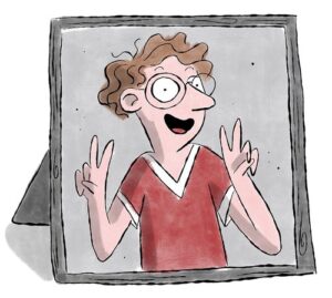 Portrait de Louis appelé Scoubidou par sa Mémé Harley