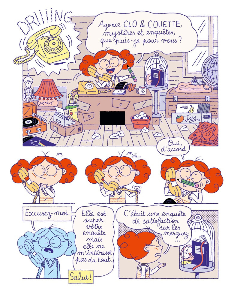 P 7 de L'agence Clo & Couette. 1, Méli-mélo d'indices, de Benou & Sylvie Bessard