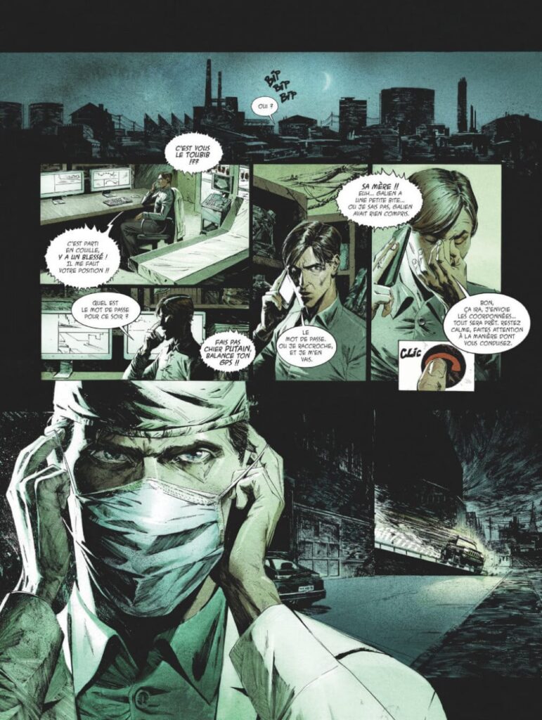 Planche intérieure du Serment, de Gabella & Bourguoin