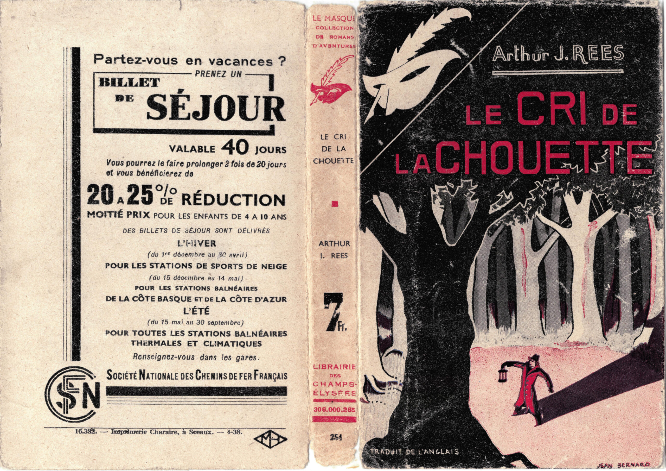 Jaquette du "Masque" n° 254