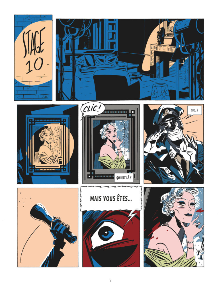 Page intérieure de La Femme au portrait, de Nicolas Tellop & Antonio Lapone