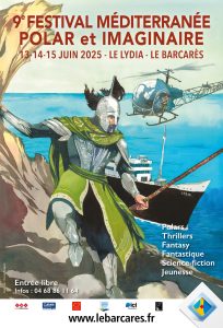 Affiche de l'édition 2025 du Festival Méditerranée Polar et Imaginaire