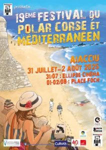 Affiche du Festival du Polar Corse et Méditerranéen 2025