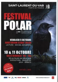 Affiche du Festival du Polar de Saint-Laurent-du-Var 2026