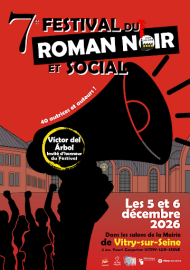 Affiche du Festival du Roman Noir et Social de Vitry-sur-Seine 2026