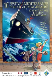 Affiche du Festival Méditerranée Polar et Imaginaire 2026