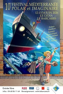 Affiche du Festival Méditerranée Polar et Imaginaire 2026
