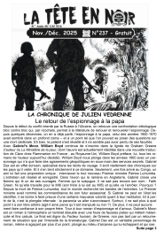 Couverture de La Tête en noir 237