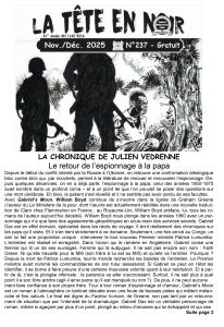 Couverture de La Tête en noir 237