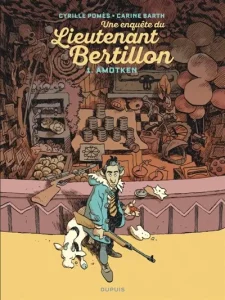 Couverture d'Une enquête du lieutenant Bertillon. 1, Amotken, de Cyrille Pomès & Carine Barth