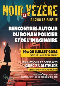 Affiche de Noir Vézère 2024