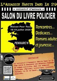 Affiche du Salon du Livre Policier de Penmarc'h 2026