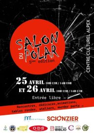 Affiche du Salon du polar de Scionzier 2026
