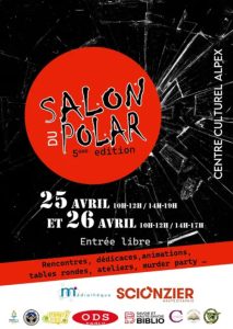 Affiche du Salon du polar de Scionzier 2026