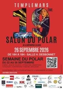 Affiche du Salon du Polar de Templemars 2026
