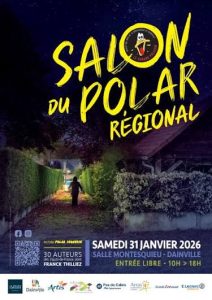 Affiche du Salon du Polar Régional de Dainville 2026