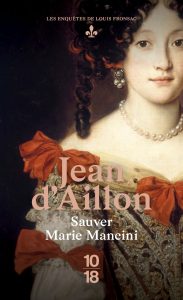 Couverture de Sauver Marie Mancini, de Jean d'Aillon