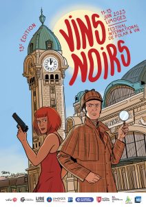 Affiche du Festival Vins noirs 2025