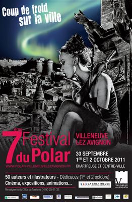 Affiche Festival du polar de Villeneuve lez Avignon 2011