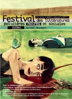 Affiche Festival des littratures policires, noires et sociales 2011