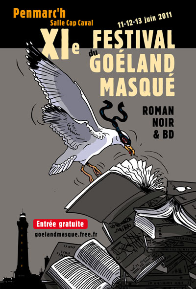 Affiche Salon du roman policier de Penmarc'h 2011