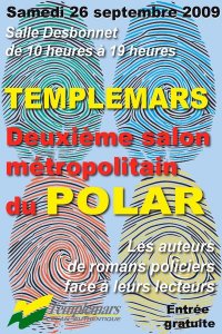 Affiche Salon mtropolitain du polar de Templemars 2009