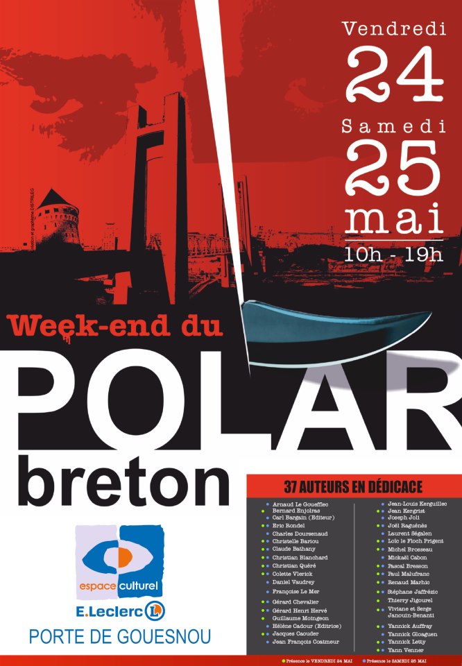 Affiche Week-end du polar breton 2013