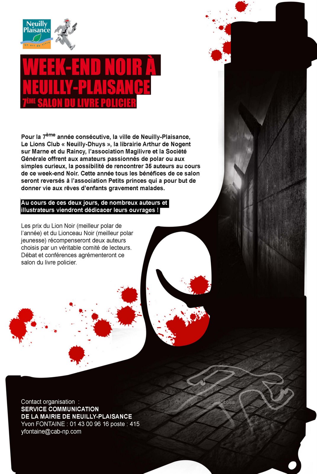 Affiche Week-end noir  Neuilly-Plaisance 2009